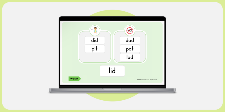 Student view: new digital Student Activity Modules, fully digital manipulative kits, where students apply skills in supervised individual practice.
