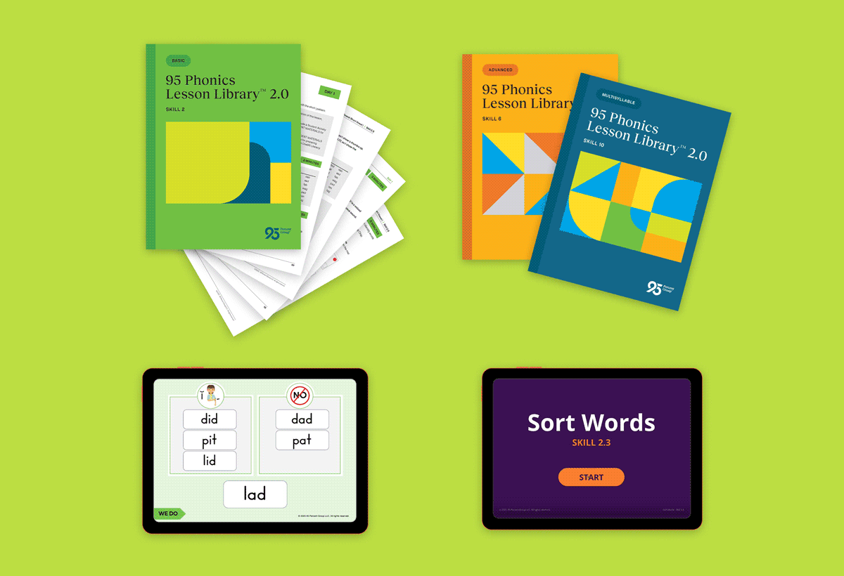 95 Phonics Lesson Library™ 2.0